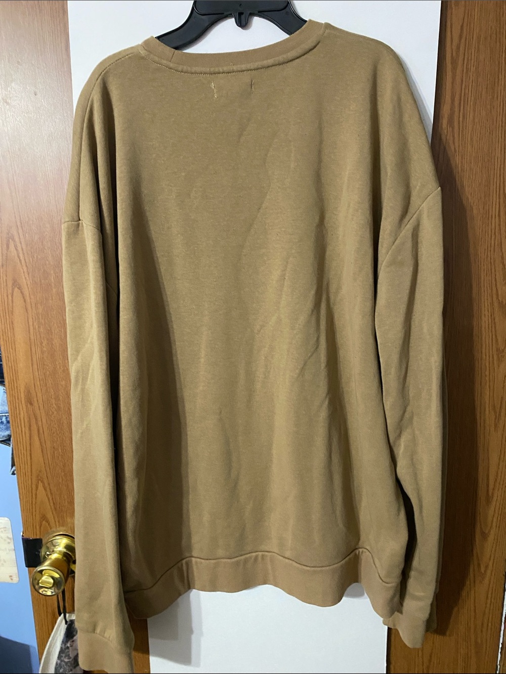 Graphic Moon Phase Tree & Mushrooms Sweatshirt - tan - Picture 4 of 4